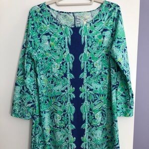 EUC Lilly Pulitzer Marlow Boatneck T-shirt dress